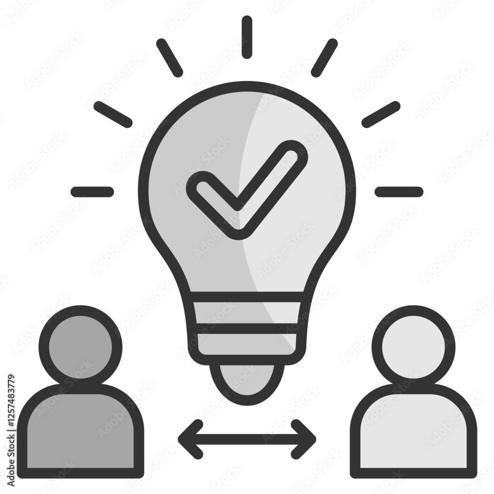Knowledge Sharing Icon Element For Design Knowledge Sharing Icon Element For Design