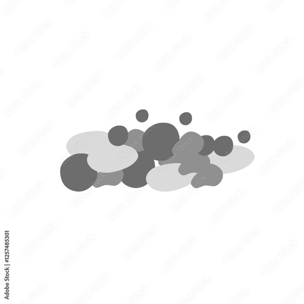 vector illustration of pile of pebbles vector illustration of pile of pebbles