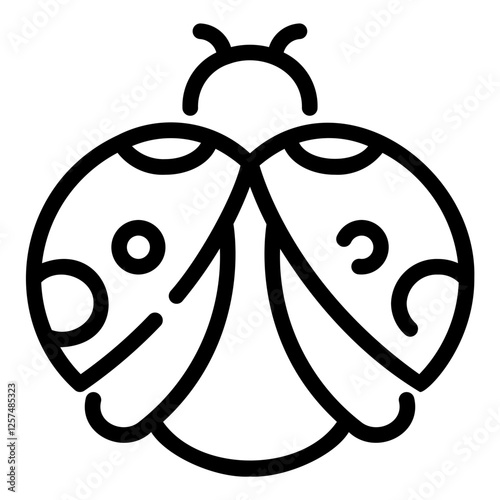 ladybug Line Icon