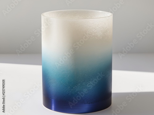 An Elegant Textured Cylinder Decor featuring a beautiful Gradient Finish that enhances any space photo