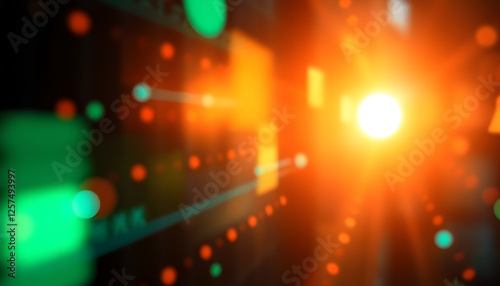 Cybersecurity at Dawn – A Vibrant Digital Impression