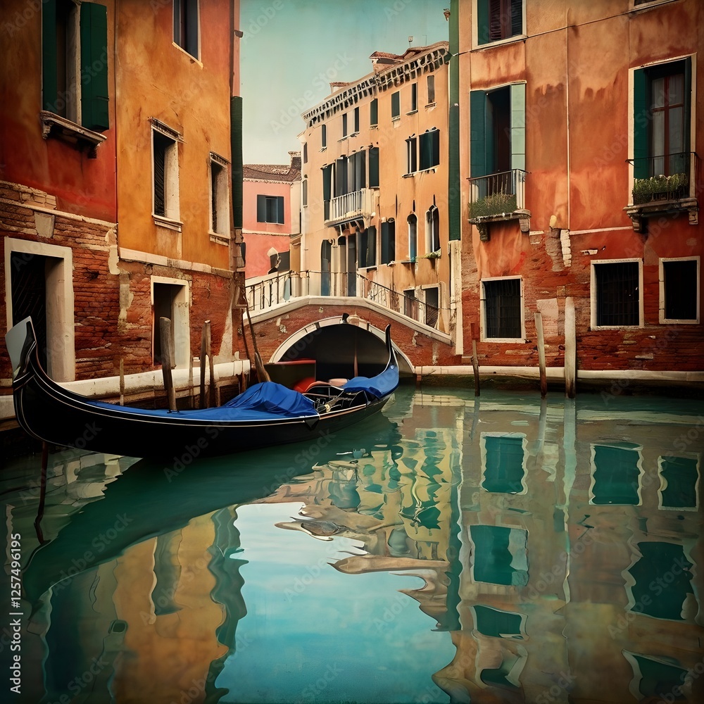 Obraz premium Venice Canal Reflections