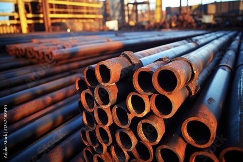 Rustic Drill Pipes for Oil and Gas Industry: Technology and Metal Tubing Stack