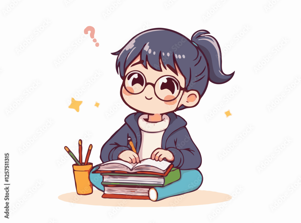 Boost Your Productivity with Study Habits Vector Graphic Boost Your Productivity with Study Habits Vector Graphic