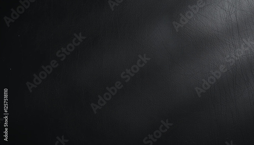 Luxurious matte black background with subtle embossed texture, enhanced by soft lighting to emphasize depth and leave space for typography or branding elements.