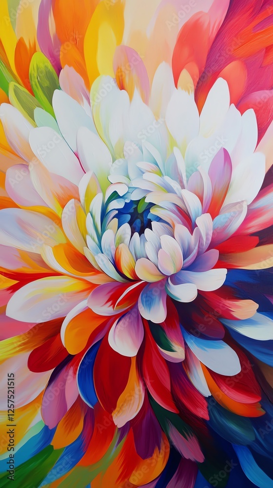 Vibrant, colorful chrysanthemum petals create a stunning visual masterpiece of nature's beauty. Vibrant, colorful chrysanthemum petals create a stunning visual masterpiece of nature's beauty.