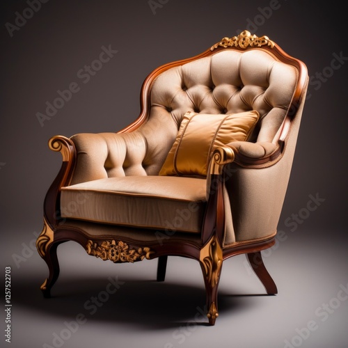 Vintage Fotel Armchair - The Classic and Elegant Furniture for Comfortable and Posh Interior Decor photo