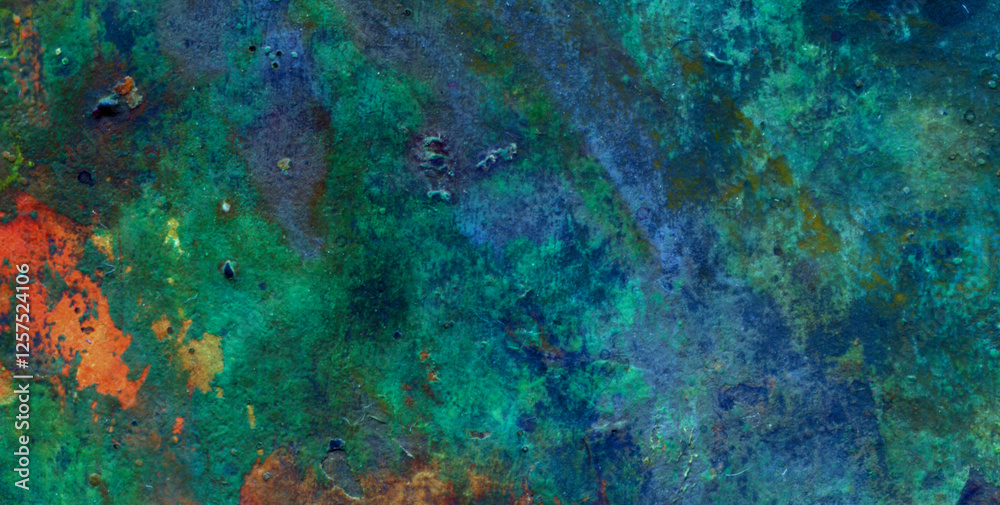 A Grunge and Water Pattern in a Colorful Artistic Design A Grunge and Water Pattern in a Colorful Artistic Design