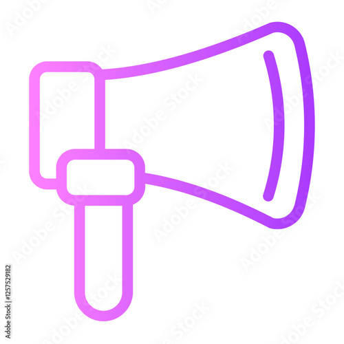 megaphone gradient icon