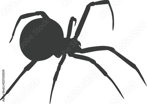 Spider silhouette illustration