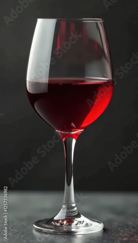 Wine glass subtly shaped like a cross, crimson liquid, art, cross photo