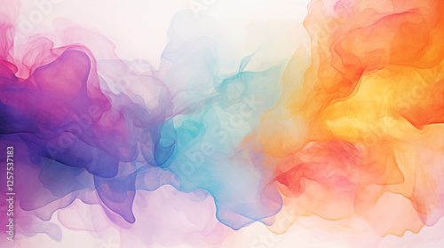 Colorful watercolor abstract background.