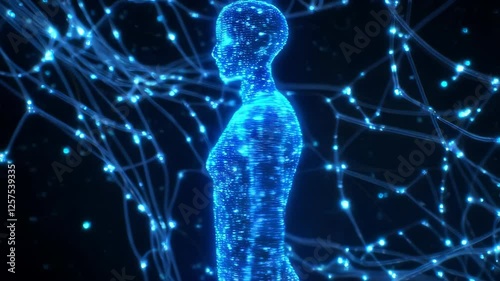 Human Figure in Digital Environment