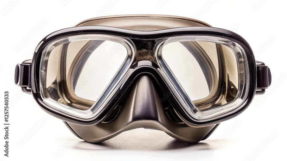 Diving Mask, Isolated on White Background Diving Mask, Isolated on White Background