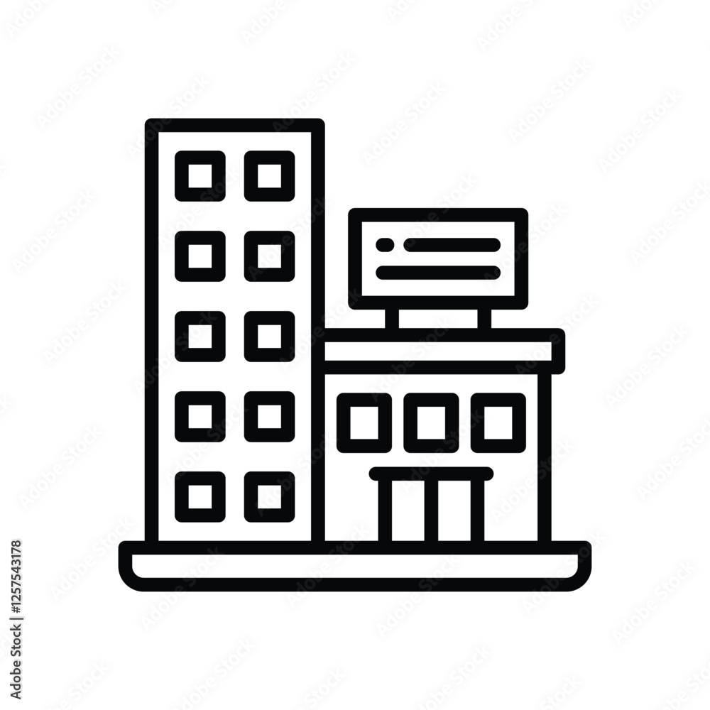 office line icon. vector icon for your website, mobile, presentation, and logo design. office line icon. vector icon for your website, mobile, presentation, and logo design.