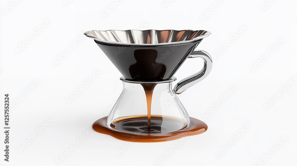 Mockup of a coffee maker, modern coffee machine design, kitchen appliance mockup, isolated on transparent background, PNG File Mockup of a coffee maker, modern coffee machine design, kitchen appliance mockup, isolated on transparent background, PNG File