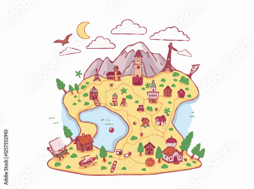 Adventure destination maps for wanderlust seekers