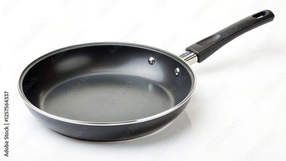 Non-stick Frying Pan on White Background Non-stick Frying Pan on White Background