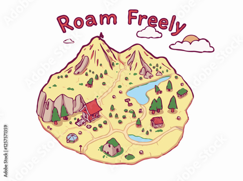 Roam Freely: Customizable Adventure Map Graphics
