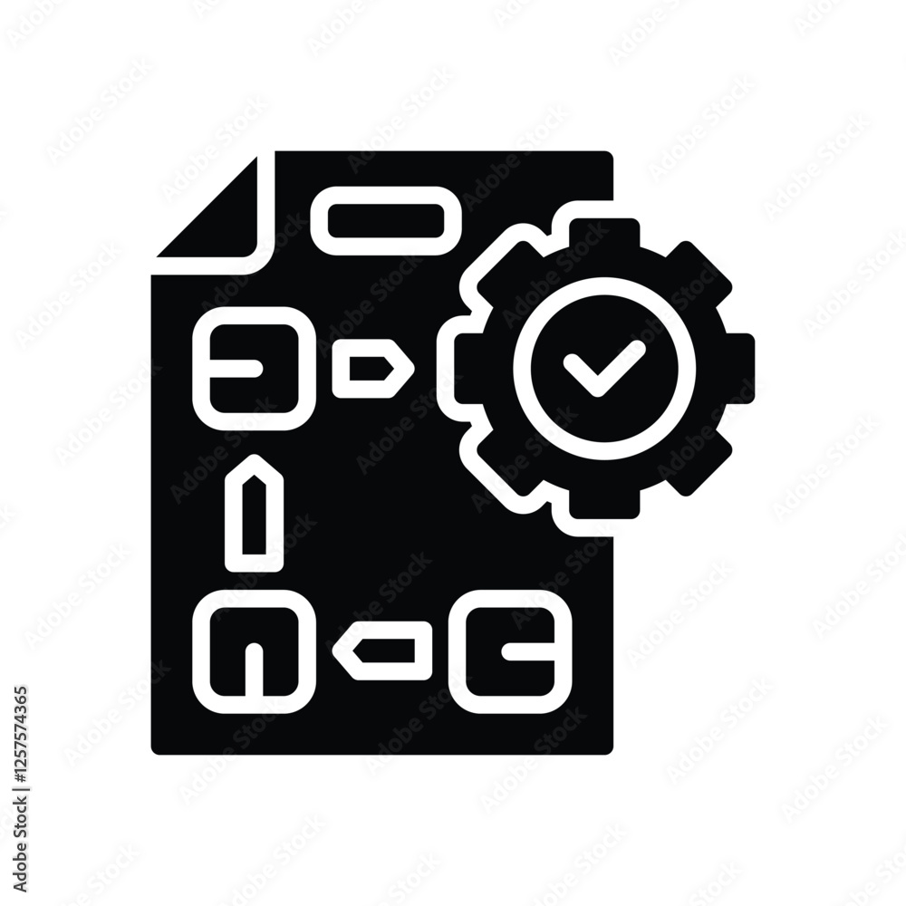 project management solid icon. vector icon for your website, mobile, presentation, and logo design. project management solid icon. vector icon for your website, mobile, presentation, and logo design.