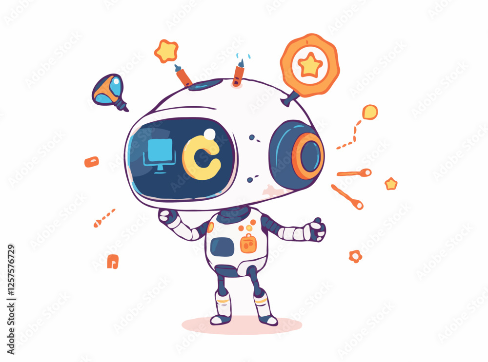 Future of Education Technology: AI Vector Design Future of Education Technology: AI Vector Design