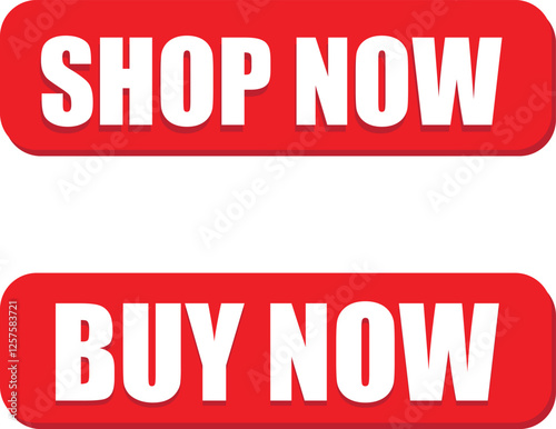 Shop and buy Now Button element for web design and mobile devices. Vector illustration