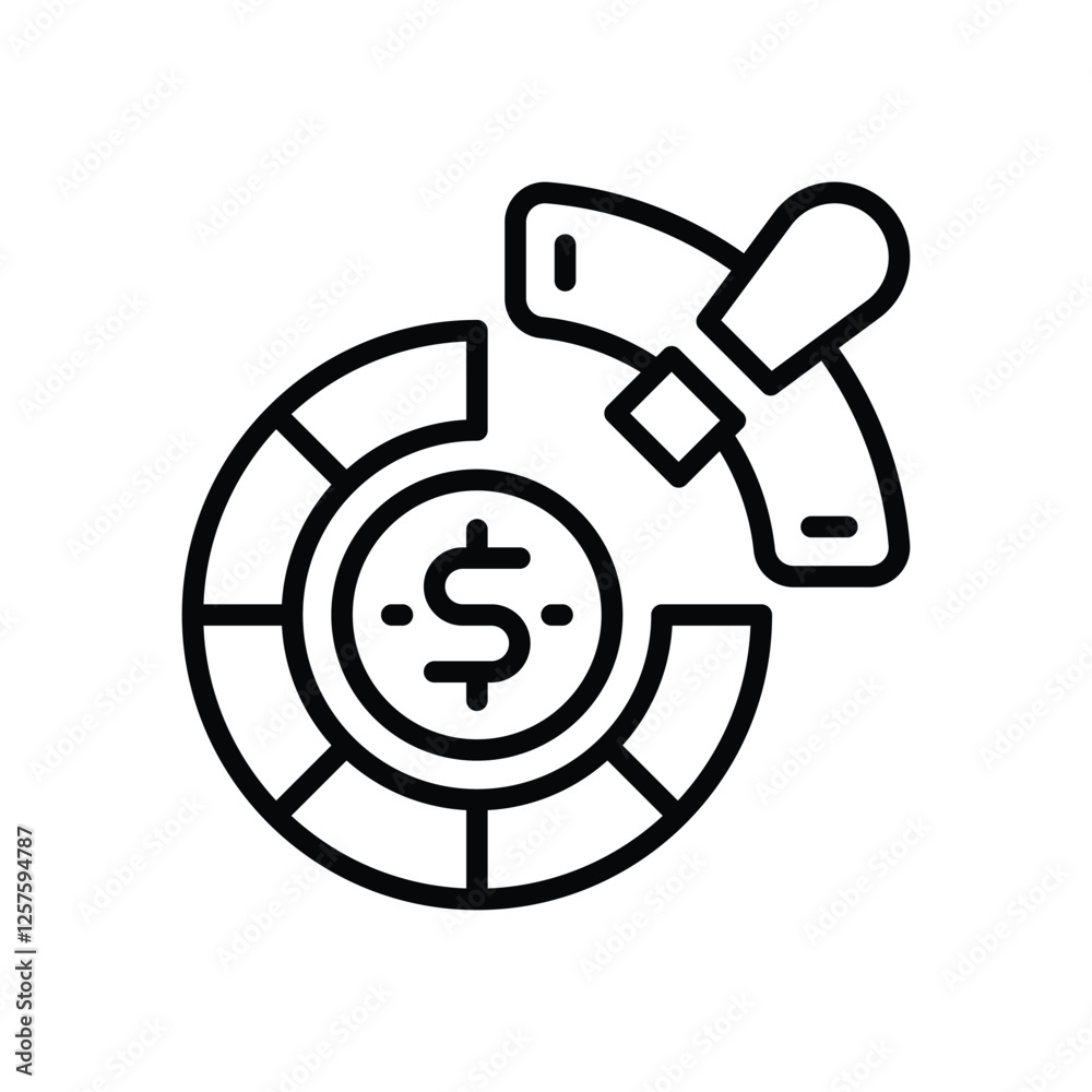 pie chart line icon. vector icon for your website, mobile, presentation, and logo design. pie chart line icon. vector icon for your website, mobile, presentation, and logo design.