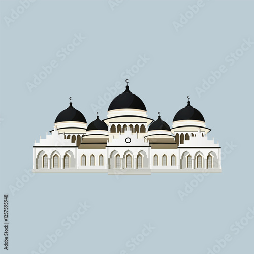 Baiturrahman Mosque in Banda Aceh