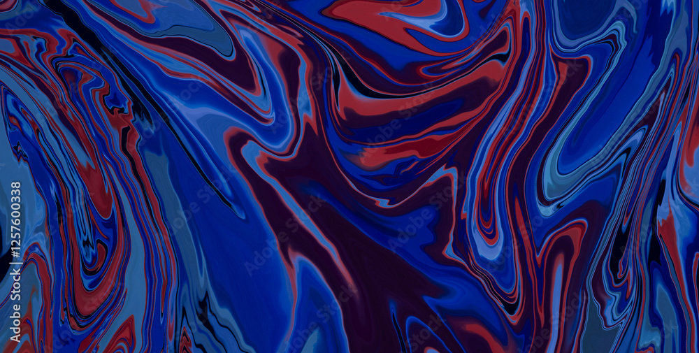 Obraz premium Intricate Pattern and Vibrant Colors in a Bold Design