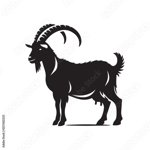 The Goat Silhouette Vector