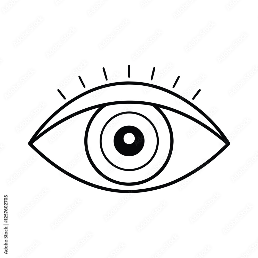 eye icon vector eye icon vector