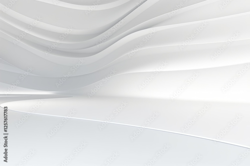 Free abstract white background minimal futuristic architectural space wallpaper