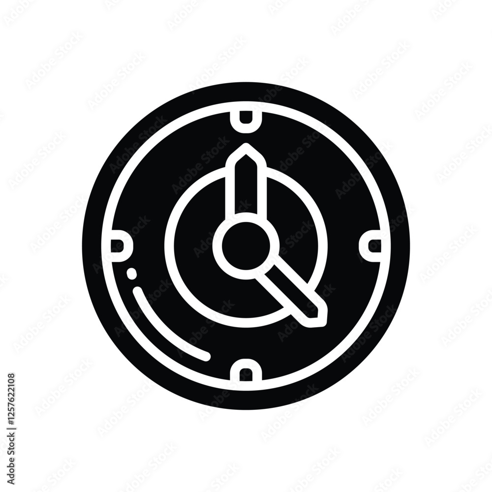 clock solid icon. vector icon for your website, mobile, presentation, and logo design. clock solid icon. vector icon for your website, mobile, presentation, and logo design.