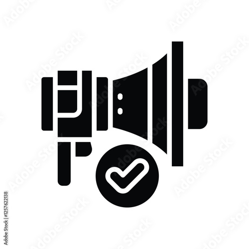 marketing solid icon. vector icon for your website, mobile, presentation, and logo design.