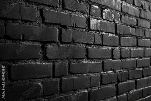 Black Brick Background