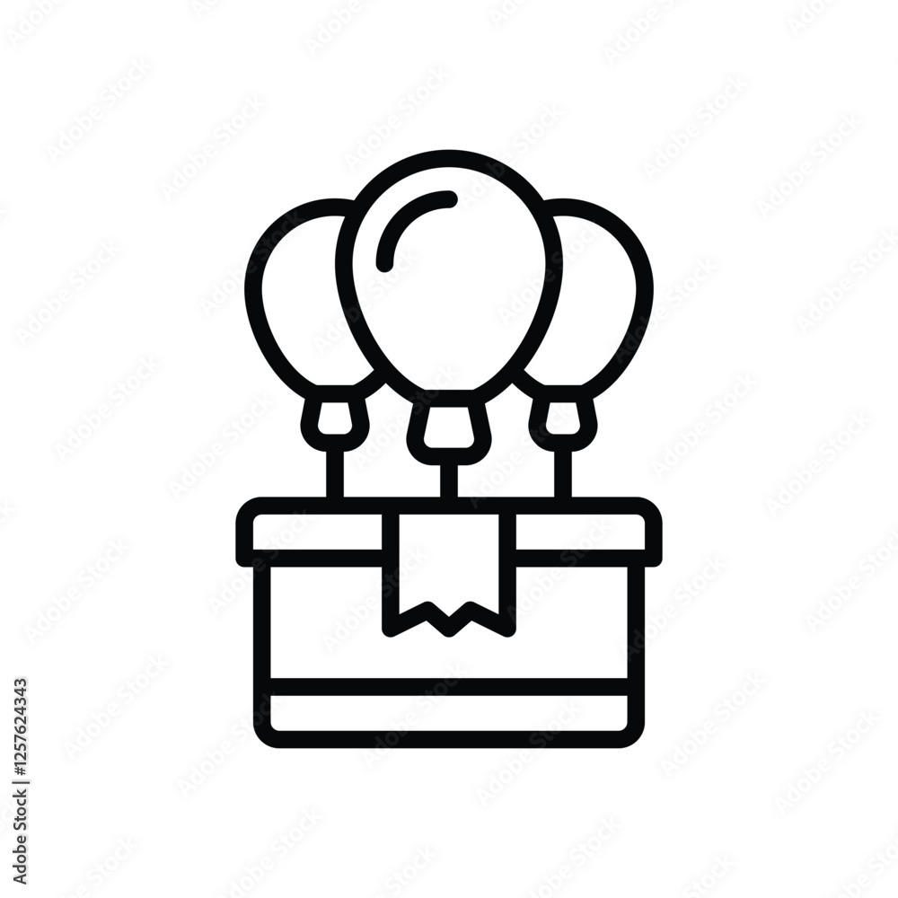 gift line icon. vector icon for your website, mobile, presentation, and logo design.