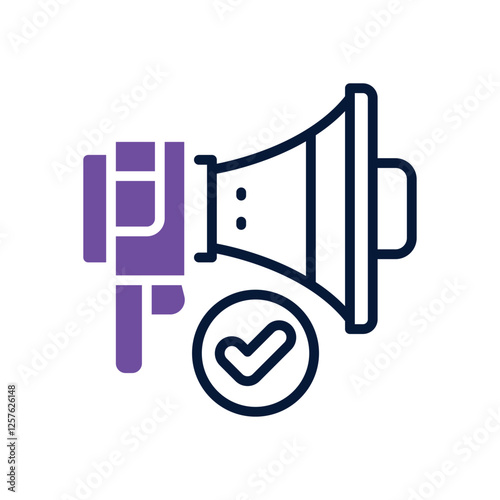 marketing dual tone icon. vector icon for your website, mobile, presentation, and logo design.