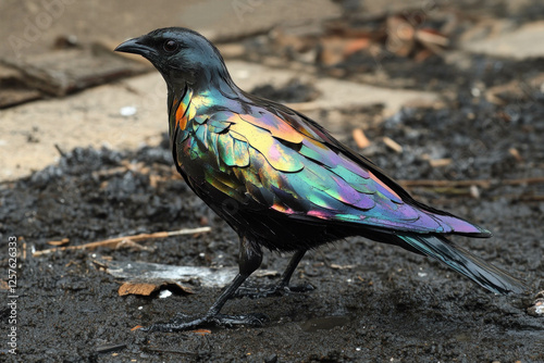 Oil Slick Bird