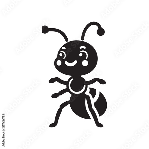 The Cute Ant Silhouette