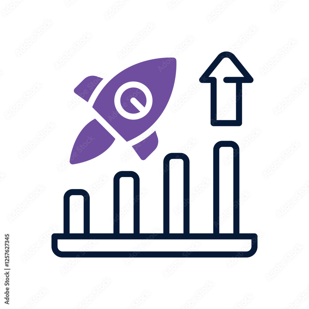 improve dual tone icon. vector icon for your website, mobile, presentation, and logo design. improve dual tone icon. vector icon for your website, mobile, presentation, and logo design.