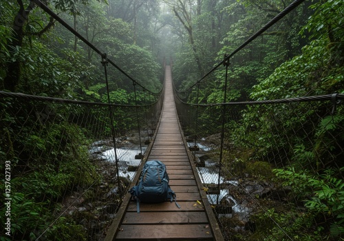 Wanderlust-Inspired Travel Images Featuring Backpacks, Road Trips, and Natural Sceneries