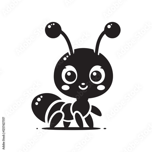 The Cute Ant Silhouette