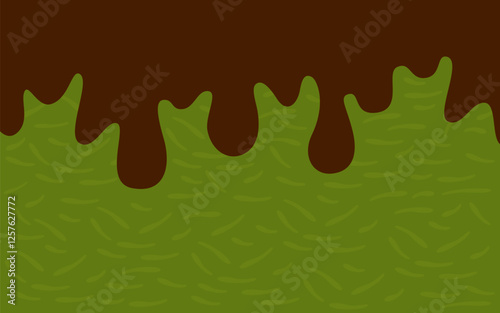 Dubai chocolate background. Chocolate bar with a filling made of knafeh and pistachio. Popular and viral Luxury chocolate vector illustration