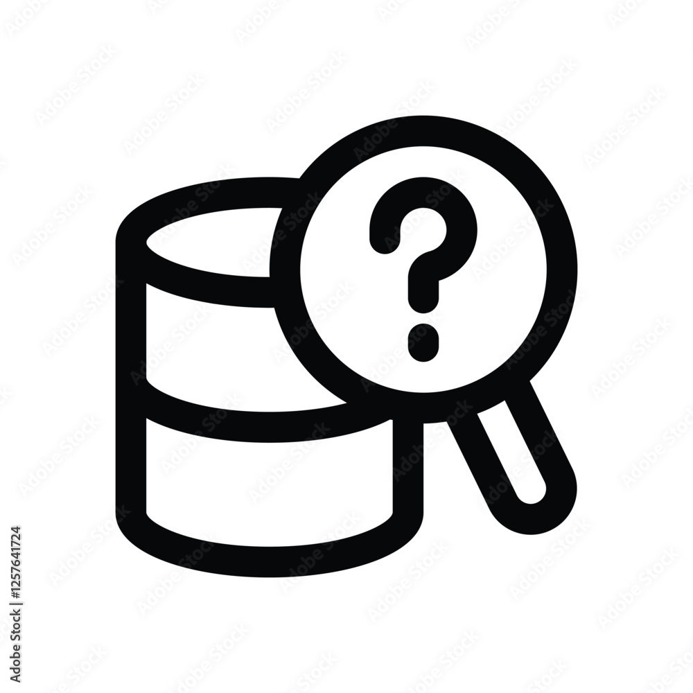query line icon. vector icon for your website, mobile, presentation, and logo design. query line icon. vector icon for your website, mobile, presentation, and logo design.