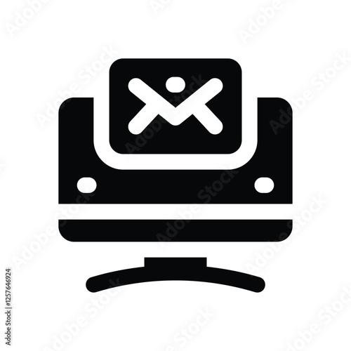 email solid icon. vector icon for your website, mobile, presentation, and logo design.