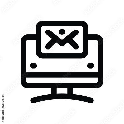 email line icon. vector icon for your website, mobile, presentation, and logo design.