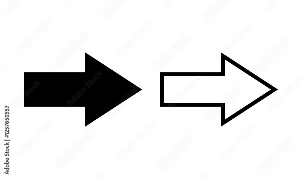 Arrow icon logo design. Arrow sign and symbol for web design. Arrow icon logo design. Arrow sign and symbol for web design.