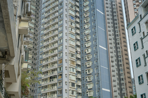 Photography Wohnhäuser, Hochhäuser, Hongkong Island, Hongkong, Volksrepublik China