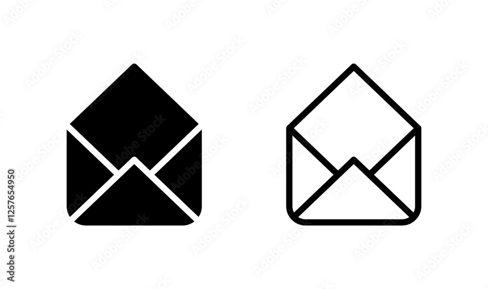 Mail icon logo design. email sign and symbol. E-mail icon. Envelope icon Mail icon logo design. email sign and symbol. E-mail icon. Envelope icon