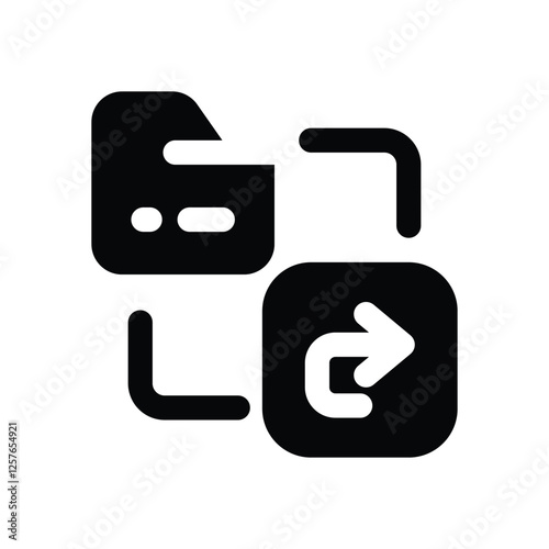 data recovery solid icon. vector icon for your website, mobile, presentation, and logo design.
